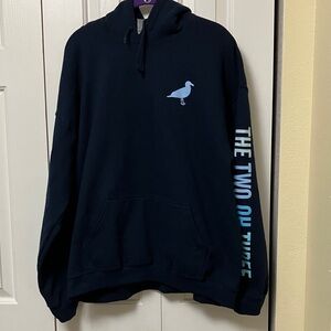 Blue Hoodie with Seagull Logo